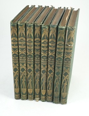 (Copland, Samuel) Agriculture Ancient and Modern. By the 'Old Norfolk Farmer'. 8 vols. pictorial engraved titles, engraved plates and text illus.; publisher's gilt-pictorial cloth, 4to.